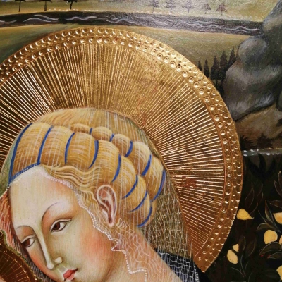 Madonna dell'Umiltà Dipinto di Silvia Salvadori